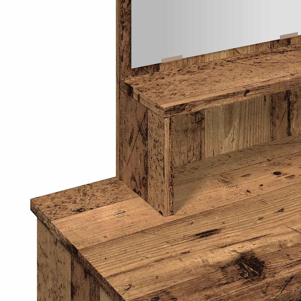 Sminkebord Gammelt Tre speil 86,5x35x136 cm