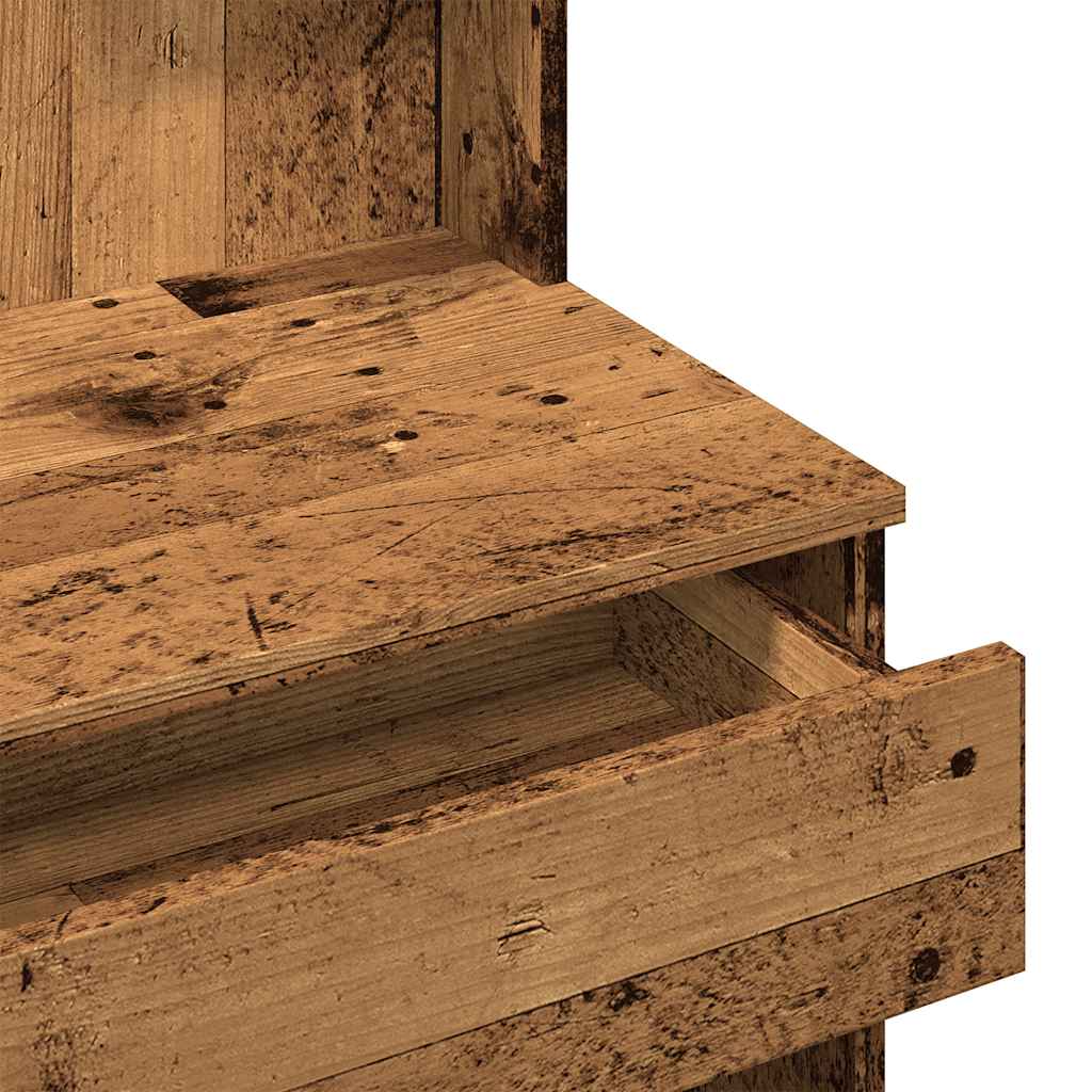 Sminkebord Gammelt Tre speil 96x39x142 cm