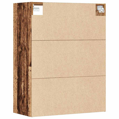 Vegghylle Gammelt Tre 69,5x32,5x90 cm