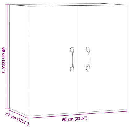 Veggskap artisan eik 60x31x60 cm konstruert tre