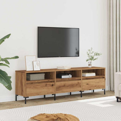 TV-benk artisan eik 150x30x44,5 cm konstruert tre