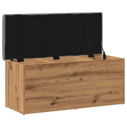 Oppbevaringsbenk artisan eik 102x42x45 cm konstruert tre