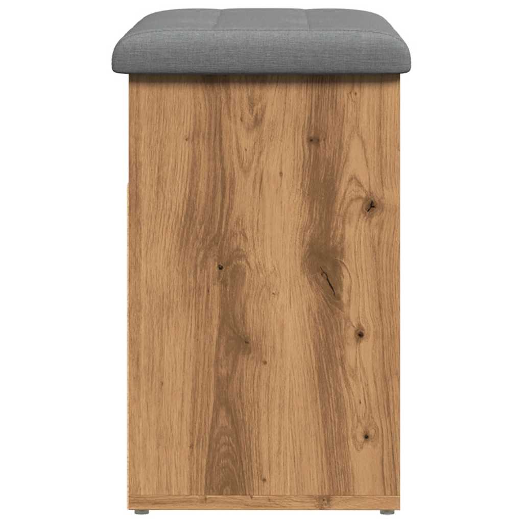 Sittebenk Skohylle Artisan Eik 62x32x50 cm