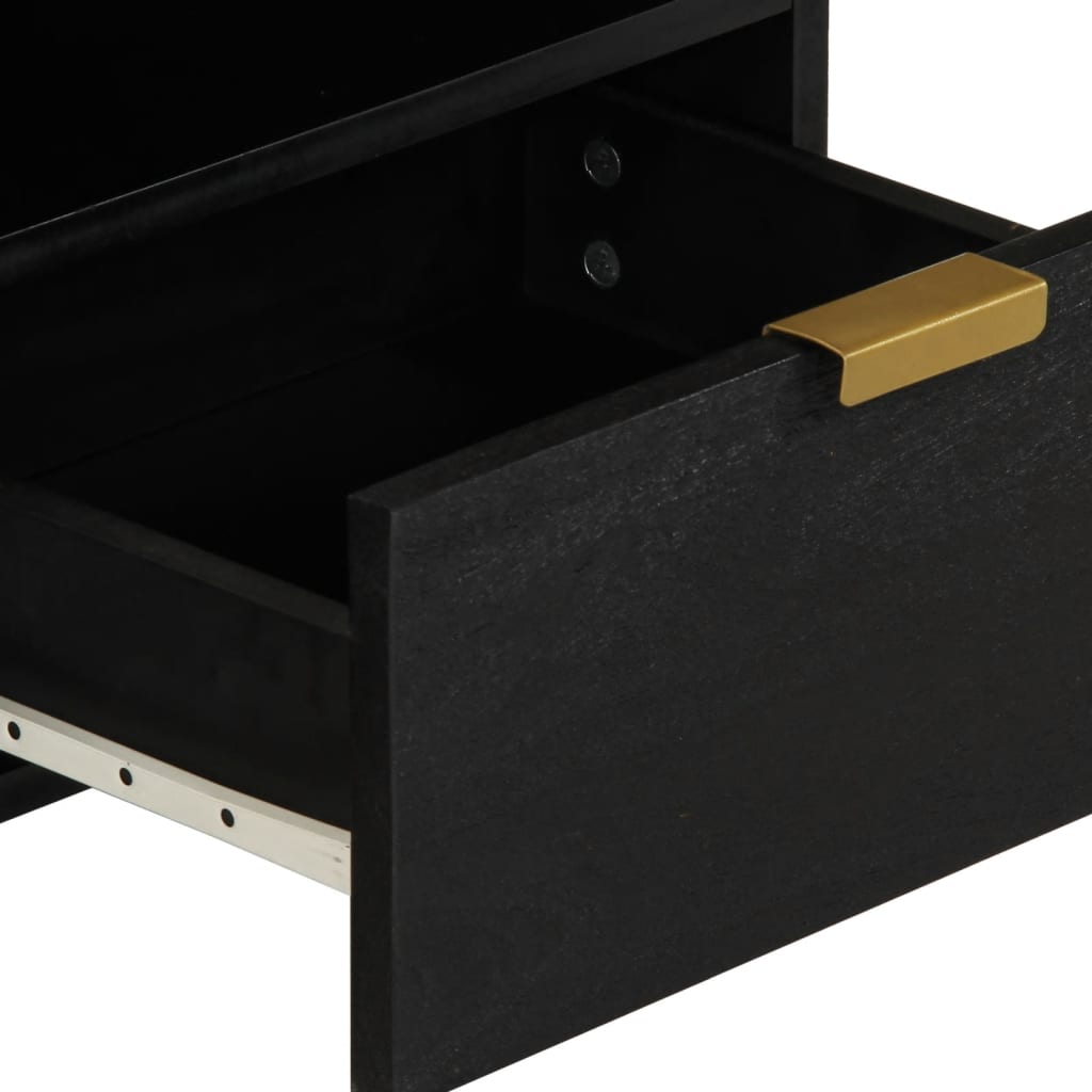 Salongbord Sofabord Svart 80x54x40 cm