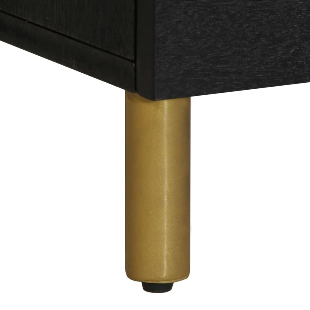 TV-Møbel Svart Tv-benk 100x33x46 cm