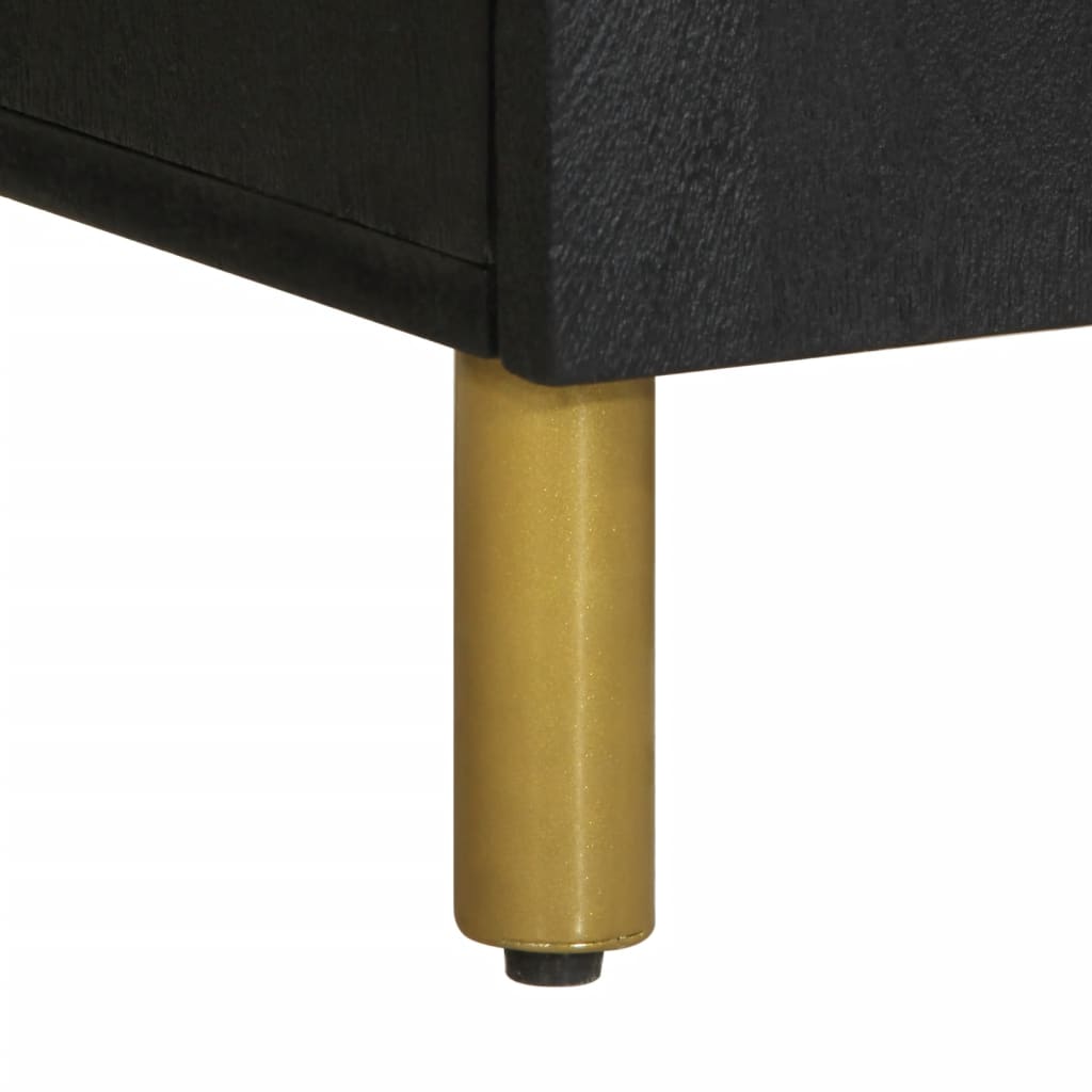 Skjenk Svart 60x33x75 cm