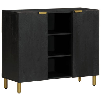 Skjenk Svart 90x33x75 cm