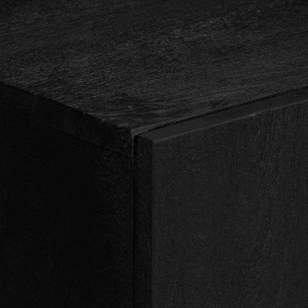 Skjenk Svart 90x33x75 cm