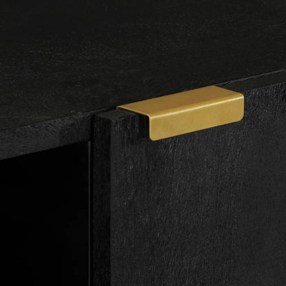 Skjenk Svart 90x33x75 cm