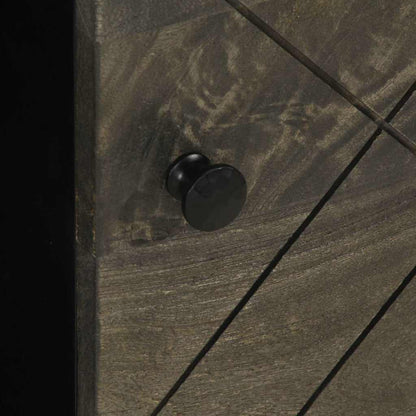 Salongbord Sofabord Svart 80x50x40 cm heltre furu