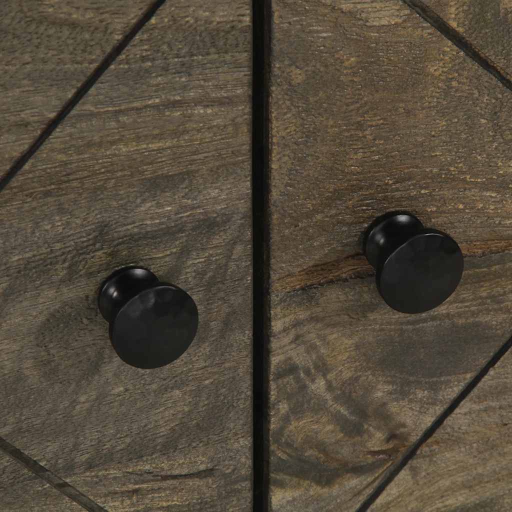 Salongbord Sofabord Svart 80x50x40 cm heltre furu