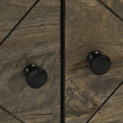 Salongbord Sofabord Svart 80x50x40 cm heltre furu