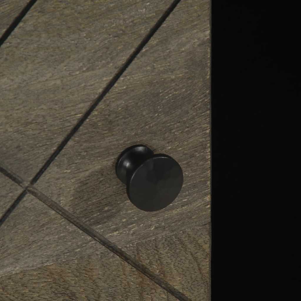 Salongbord Sofabord Svart 100x54x40 cm heltre mango