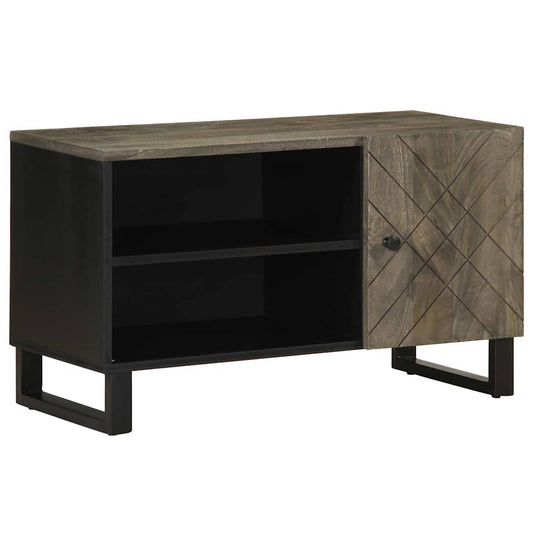 TV-benk svart 80x33x46 cm heltre mango