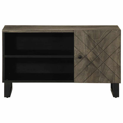 TV-benk svart 80x33x46 cm heltre mango