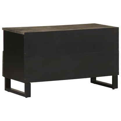 TV-benk svart 80x33x46 cm heltre mango