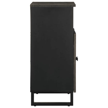 Skjenk Svart 60x33x75 cm heltre mango