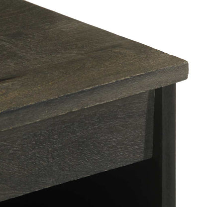 Skjenk Svart 60x33x75 cm heltre mango