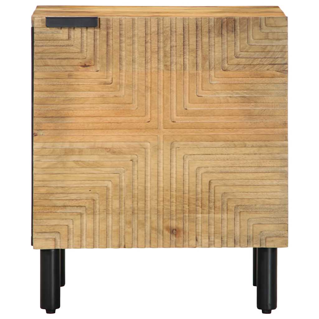 Nattbord brun 40x33x46 cm heltre mango