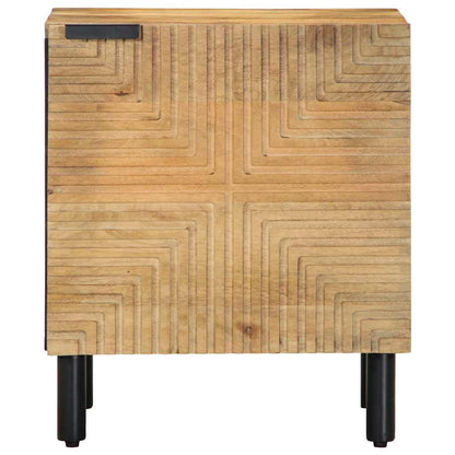 Nattbord 2 stk brun 40x33x46 cm heltre mango