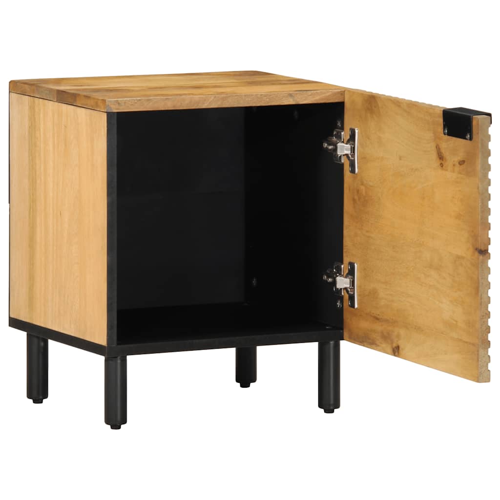 Nattbord 2 stk brun 40x33x46 cm heltre mango