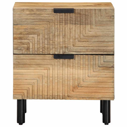 Nattbord brun 40x33x46 cm heltre mango