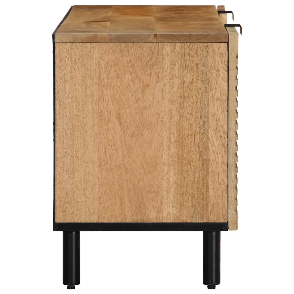 TV-benk brun 105x33x46 cm heltre mango