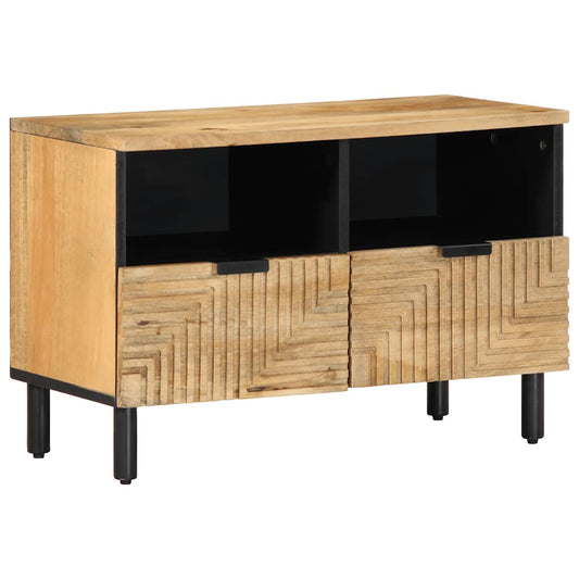 TV-benk brun 70x33x46 cm heltre mango