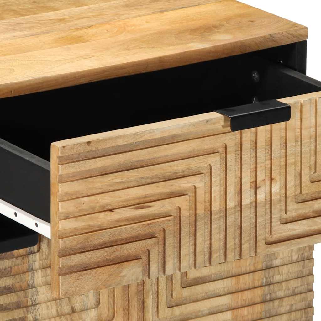 Nattbord Sengbord Tre heltre mangotre Brun 50x33x60 cm