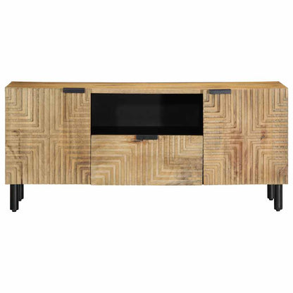 TV-benk brun 105x33x46 cm heltre mango