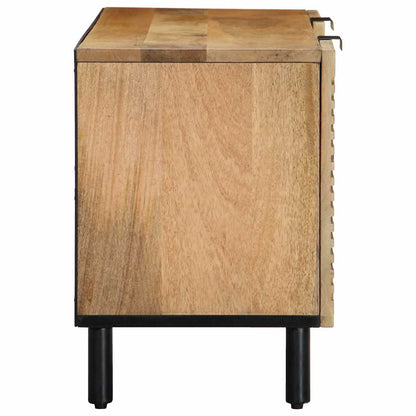 TV-benk brun 105x33x46 cm heltre mango