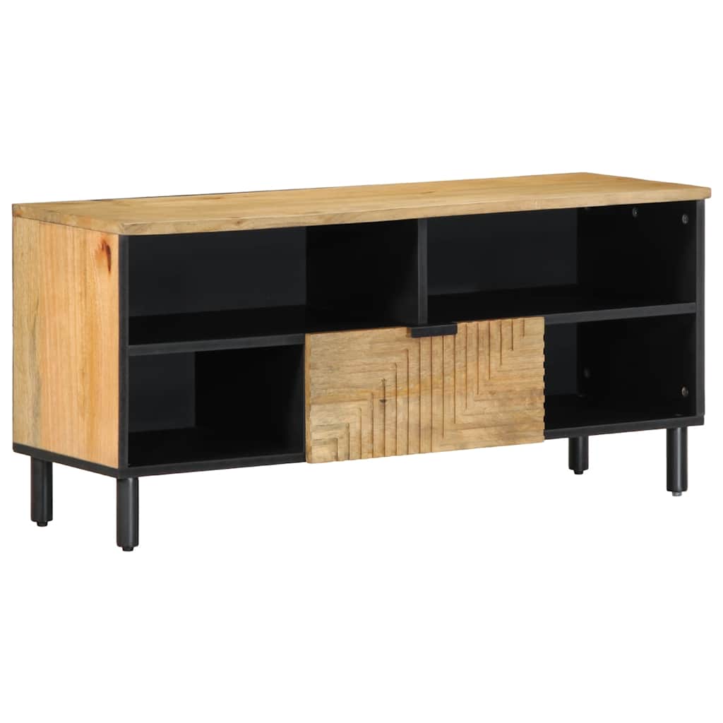 TV-Møbel Brun Tv-benk 100x33x46 cm heltre mango