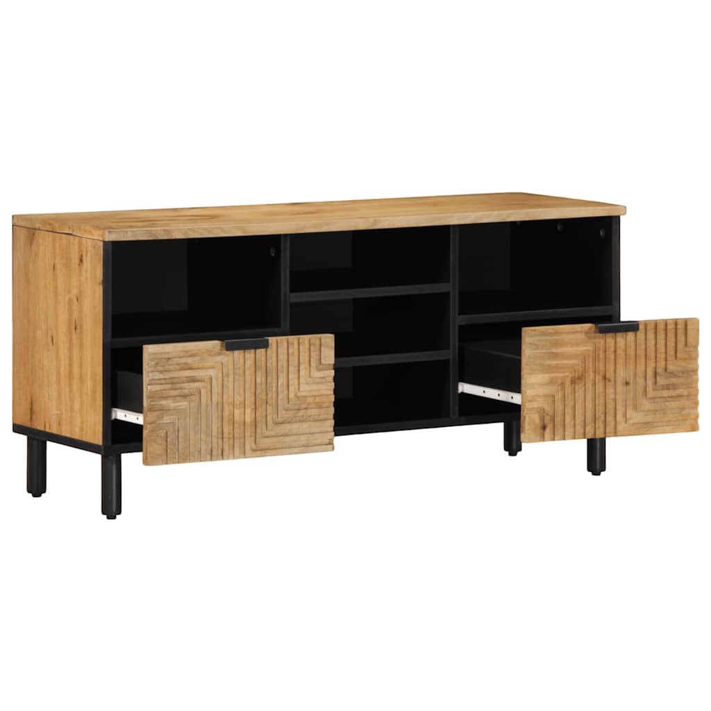 TV-Møbel Brun Tv-benk 100x33x46 cm heltre mango