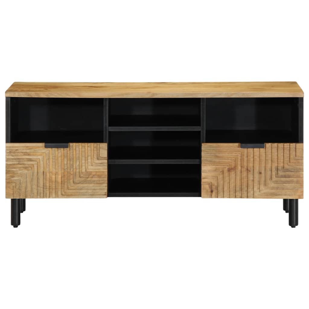 TV-Møbel Brun Tv-benk 100x33x46 cm heltre mango