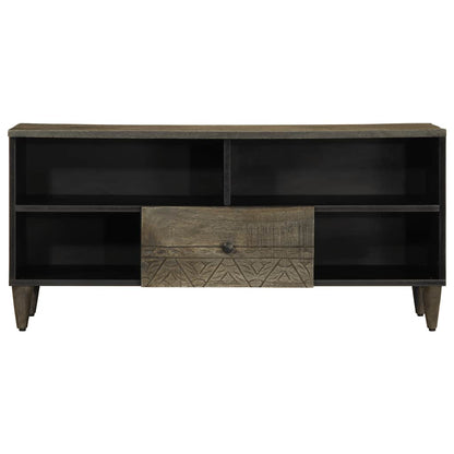 TV-Møbel Svart TV-benk 100x33x46 cm heltre mango