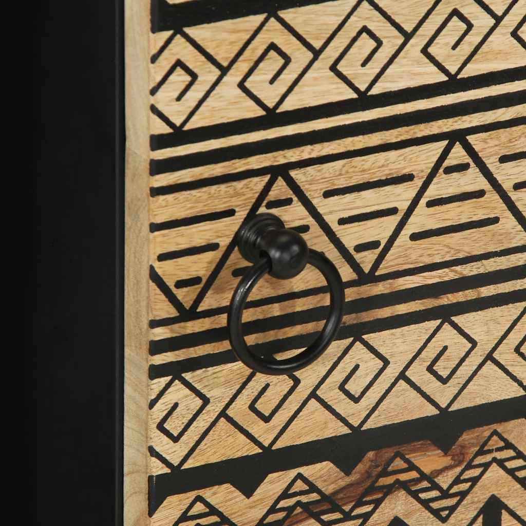 Skjenk Tre 80x33,5x75 cm grovt heltre mangotre