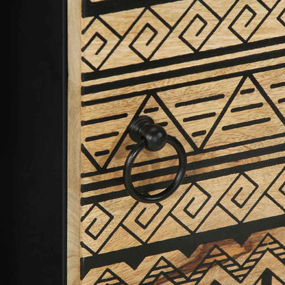 Skjenk Tre 80x33,5x75 cm grovt heltre mangotre