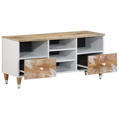 TV-benk 100x33,5x46 cm heltre mango