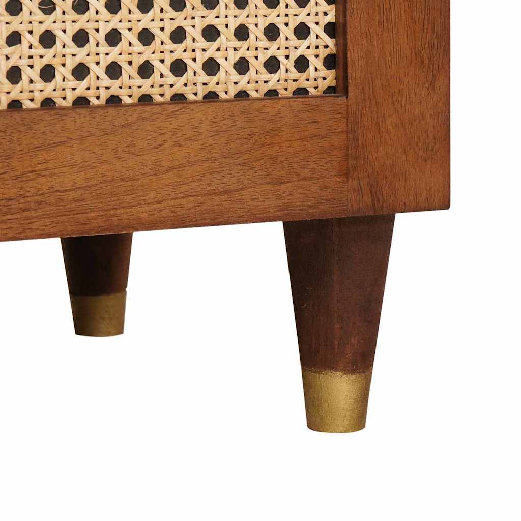 Nattbord Sengbord Tre 40 x 33 x 46 cm Solid mango Tre og