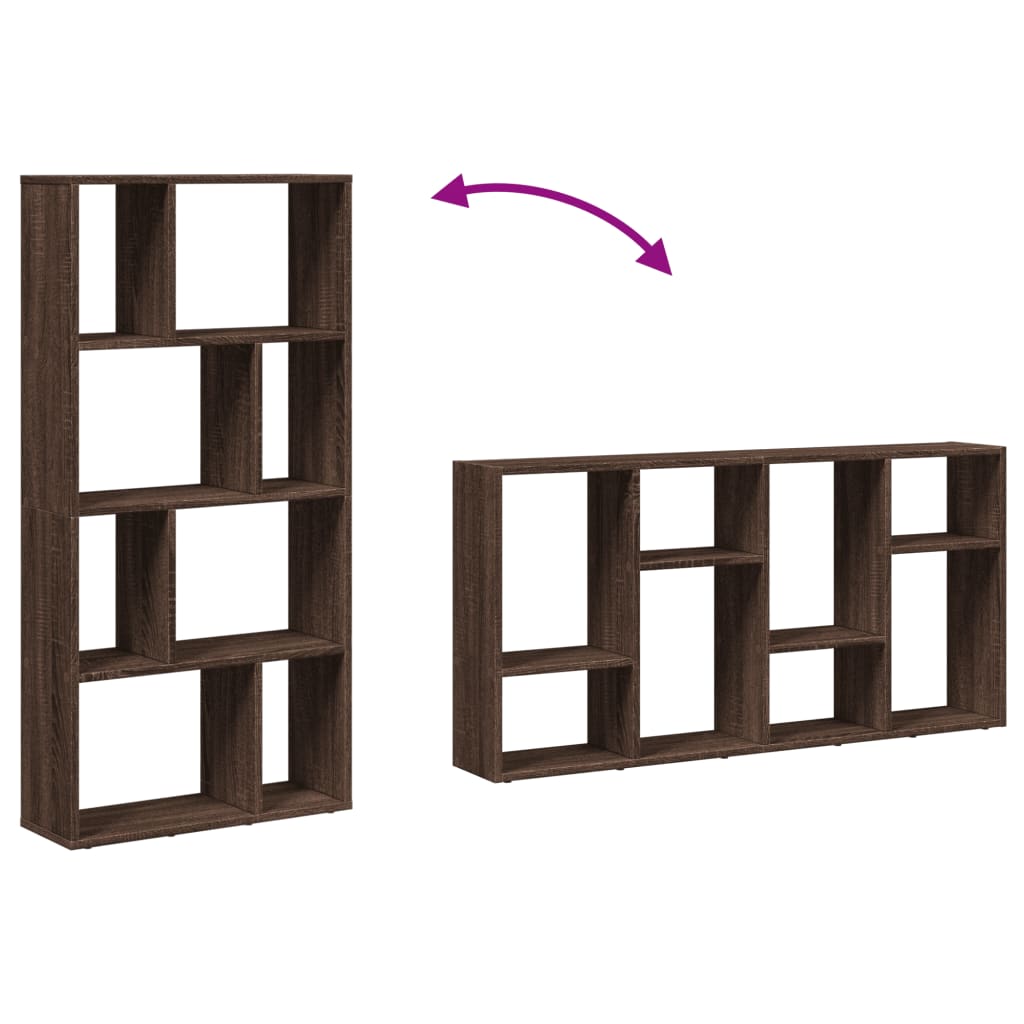 Bokhylle Brun Eik 60x20x120 cm