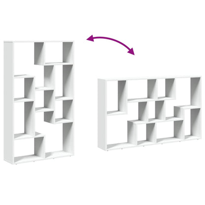 Bokhylle Hvit 72x20x120 cm