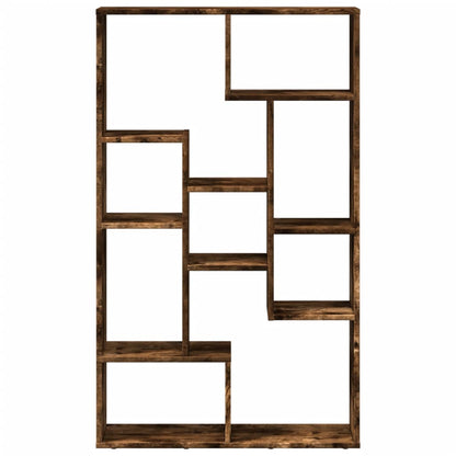 Bokhylle Røkt Eik 72x20x120 cm