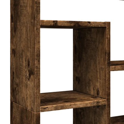 Bokhylle Røkt Eik 72x20x120 cm