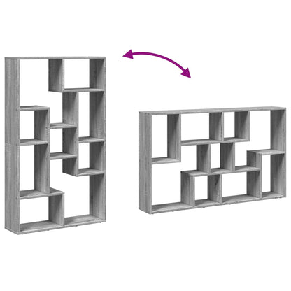 Bokhylle Sonoma Grå 72x20x120 cm