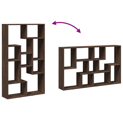 Bokhylle Brun Eik 72x20x120 cm