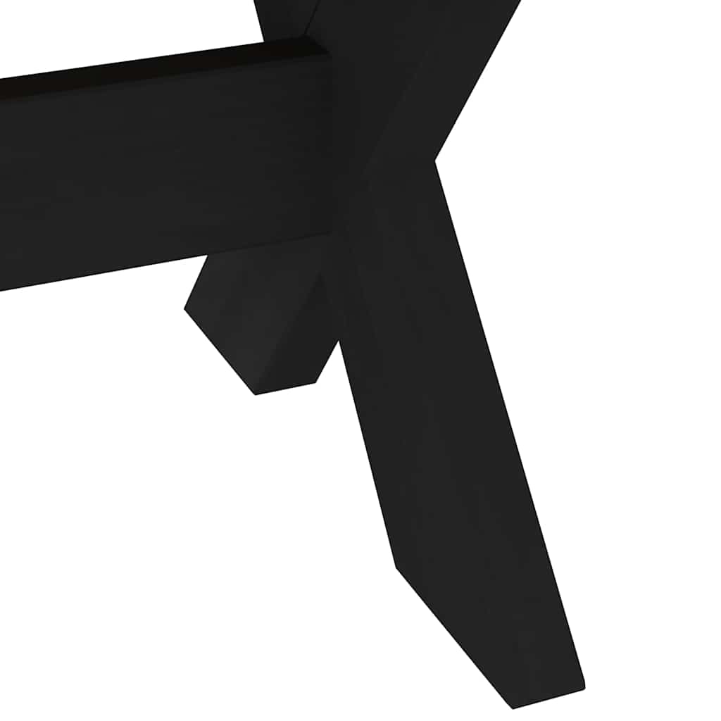 Salongbord Sofabord Tre heltre furu NOAIN X-formede ben 120x60x40 cm