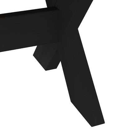 Salongbord Sofabord Tre heltre furu NOAIN X-formede ben 120x60x40 cm