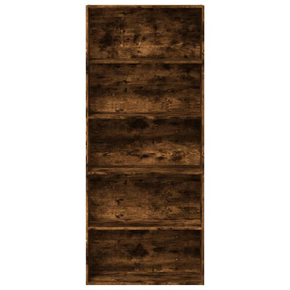 Bokhylle Røkt Eik 80x30x189 cm