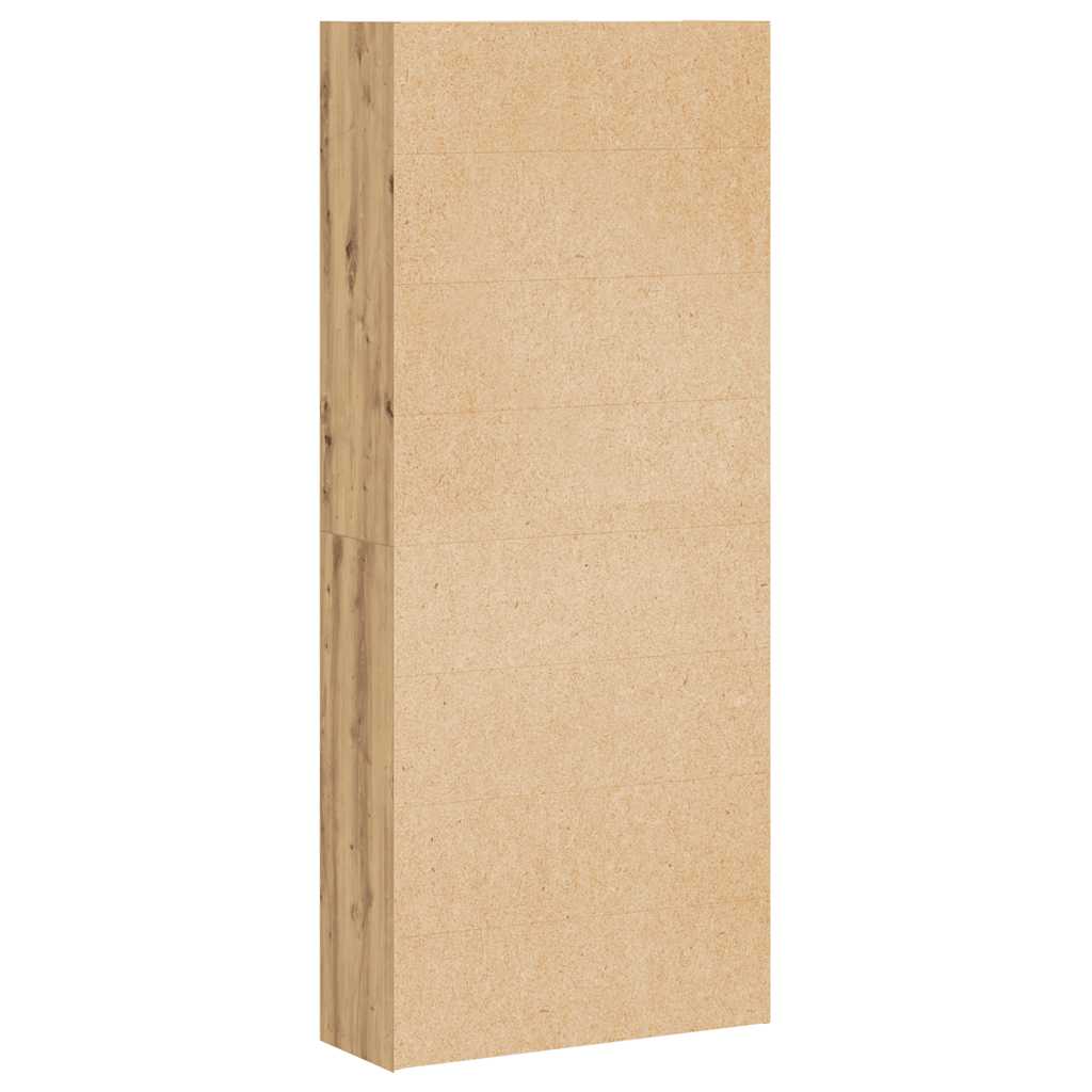 Bokhylle Brun Eik 80x30x189 cm