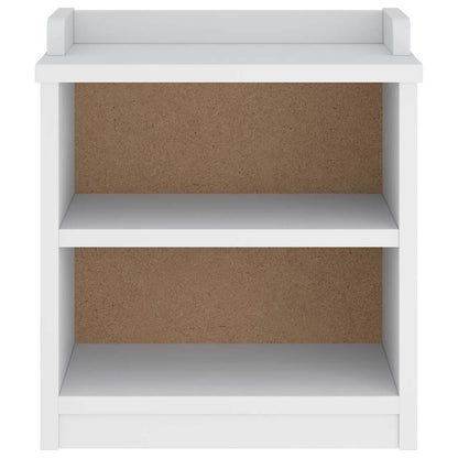 Sittebenk Gangbenk SANDNES Hvit 45x40x50 cm heltre furu